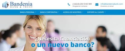 Página web de Bandenia.