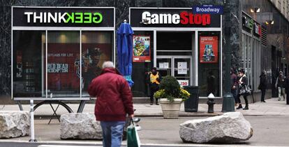 Tienda de Gamestop en Manhattan.