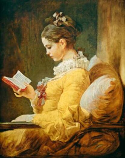 El quadre de Fragonard 'Jeune fille lisant'.