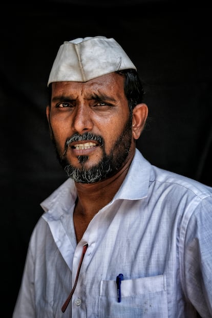 Sandip Bacche, 41, is from Rachguru Nagar (Pune) and has been working as a 'dabbawala' for 22 years.
