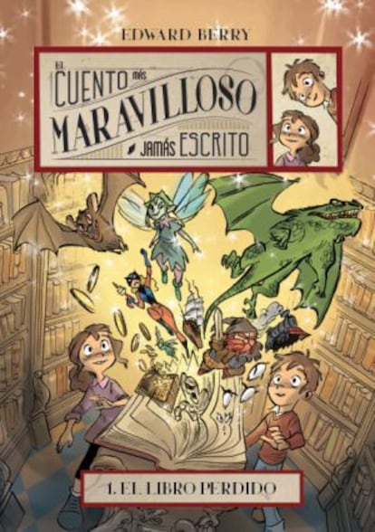 Portada de 'El libro perdido', primer tomo de 'El cuento más maravilloso jamás escrito'.