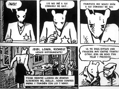 Viñetas del cómic 'Maus', de Art Spiegelman.