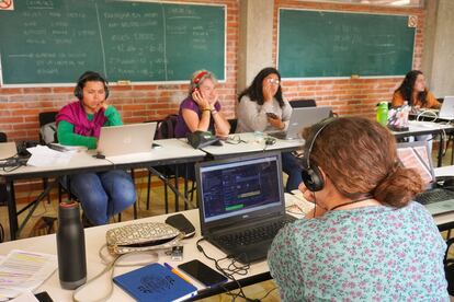Un taller de radio de 'Periodismo de lo Posible' en Ciudad de México.
