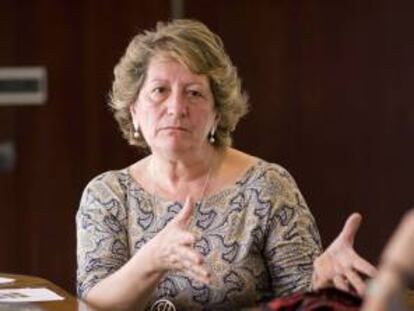 En la imagen, la presidenta de la patronal de seguros Unespa, Pilar González de Frutos. EFE/Archivo