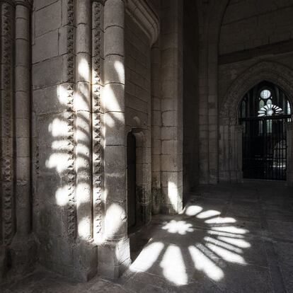 Un detalle del Monasterio de las Huelgas, un monasterio cisterciense femenino situado en el centro de la ciudad.