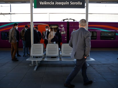 Estación de trenes Joaquín Sorrolla, en Valencia.