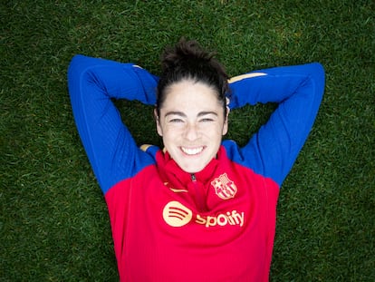 Marta Torrejón, en la Ciudad Deportiva del Barcelona.