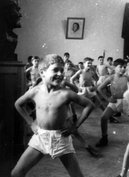 Imagen de los 'niños de la guerra' de Rusia, facilitada por el Archivo de la Guerra Civil y el Exilio.