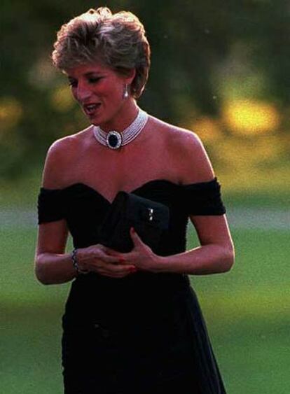 Diana de Gales, en una fiesta en Londres en 1996.