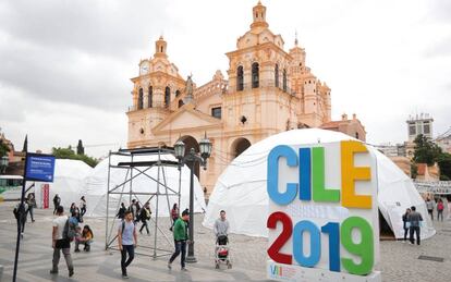 Vista general de las instalaciones en las que se celebró el VIII Congreso de la Lengua Española en Córdoba, Argentina.