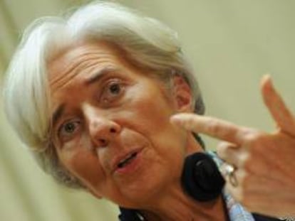 En la imagen, la directora gerente del Fondo Monetario Internacional (FMI), Christine Lagarde. EFE/Archivo