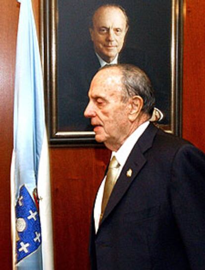 El presidente de la Xunta gallega, Manuel Fraga.
