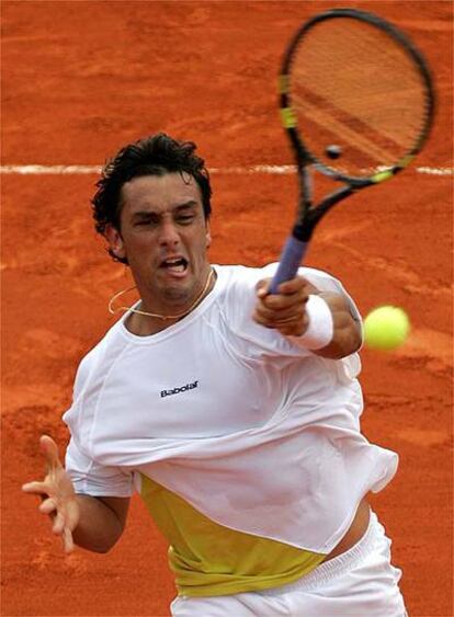 Mariano Puerta, durante un encuentro en 2005