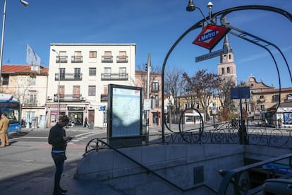 Casco histórico de Villa de Vallecas, distrito madrileño donde más ha subido el alquiler de viviendas.
 