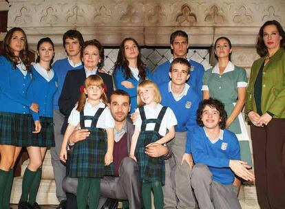 Los actores principales de<i> El internado. </i>