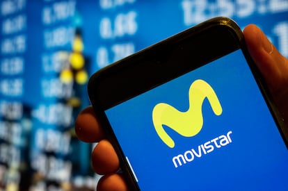 Logo de Movistar.