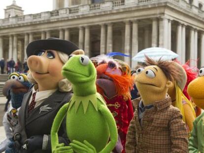 Algunos de los muñecos que protagonizan 'El tour de los Muppets'.