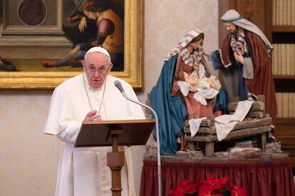 El papa Francisco, durante el Ángelus del pasado domingo.