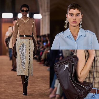 Los detalles femeninos se despojan de cualquier paralelismo con la sumisión en Acne Studios.