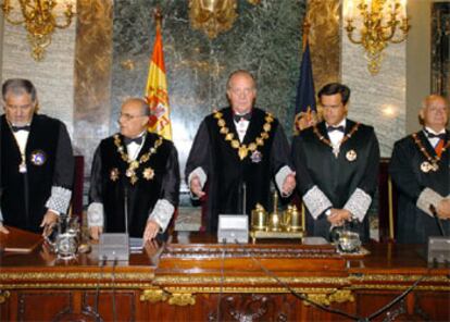 El Rey preside la apertura del año judicial.