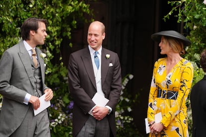 A Guillermo de Inglaterra sí que se le ha podido ver más relajado al finalizar la boda.