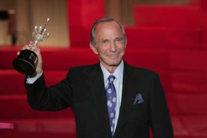 Ben Gazzara, en San Sebastián tras recoger el premio Donostia.