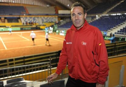Alex Corretja, capitan del equipo español de Copa Davis