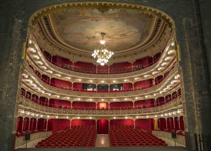 Interior del Teatro de la Comedia después de la rehabilitación.