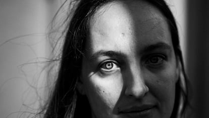 Russian journalist and writer Elena Kostyuchenko, photographed in Paris.