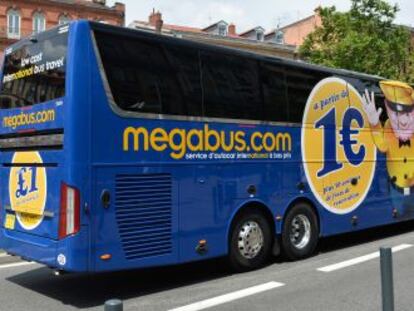 Un autocar de Megabus, similar al que prestar&aacute; servicio en Espa&ntilde;a.