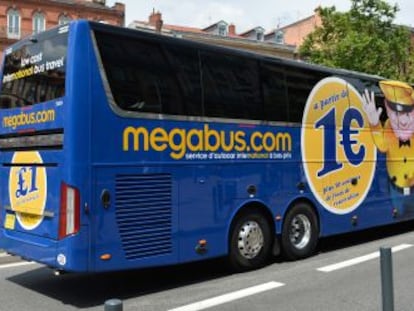 Un autocar de Megabus, similar al que prestar&aacute; servicio en Espa&ntilde;a.