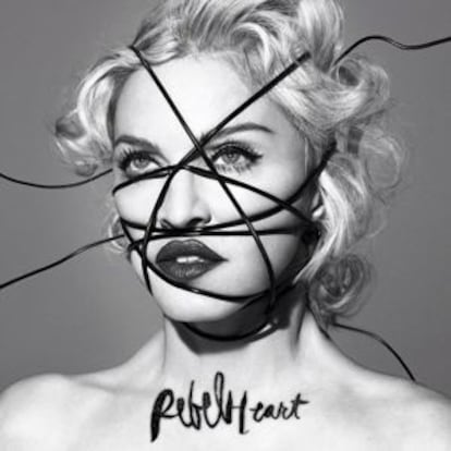 Capa do novo álbum de Madonna publicada em seu site.