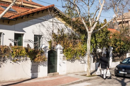 Una de las casas bajas de la colonia Ciudad Jardín Alfonso XIII.