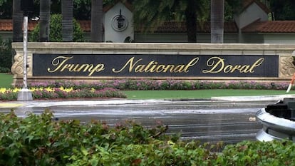 La fachada del Trump National Doral, en Miami, Florida. 