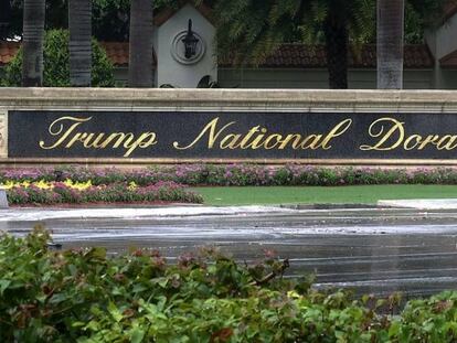 La fachada del Trump National Doral, en Miami, Florida. 