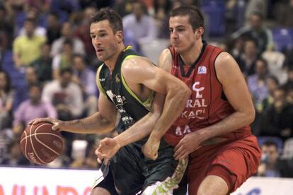 Panko y Bjelica, en un momento del partido.