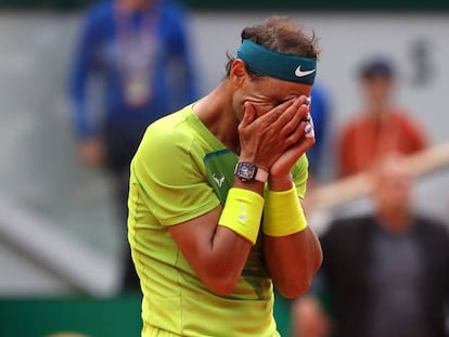 Rafa Nadal, este domingo tras ganar Roland Garros.