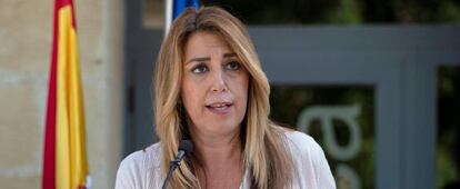 La presidenta de la Junta de Andalucía, Susana Díaz