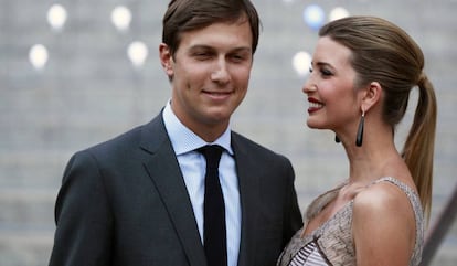 Ivanka Trump y su esposo Jared Kushner.