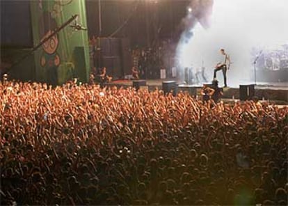 Un concierto de Placebo en el Festival de Música de Benicàssim el pasado verano.