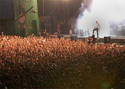 Un concierto de Placebo en el Festival de Música de Benicàssim el pasado verano.