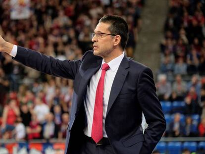 Pedro Mart&iacute;nez, entrenador del Baskonia.