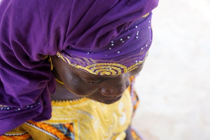 Awa, en la Court de la Solidarité de Bobo-Dioulasso.