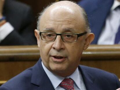 El ministro de Hacienda y Administraciones P&uacute;blicas, Crist&oacute;bal Montoro.