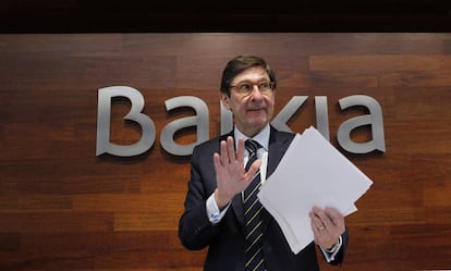 José Ignacio Goirigolzarri, presidente de Bankia.