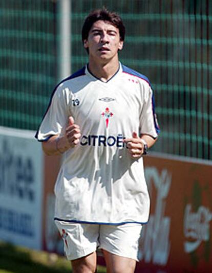 Contreras, durante un entrenamiento.