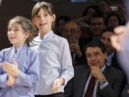 El presidente de Madrid, Ignacio Gonz&aacute;lez, en el acto de los 10 a&ntilde;os del programa.