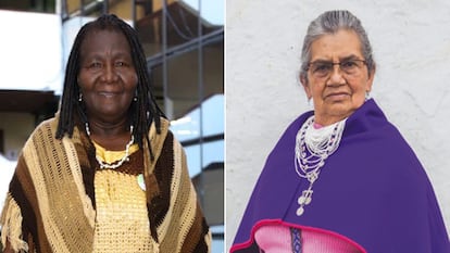 Mary Grueso y Bárbara Muelas.