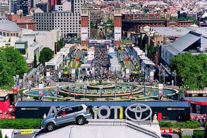 El encuentro se celebra hasta el próximo 15 de mayo. En la imagen, una panorámica del recinto ferial de Montjuïc en la pasada edición del salón.