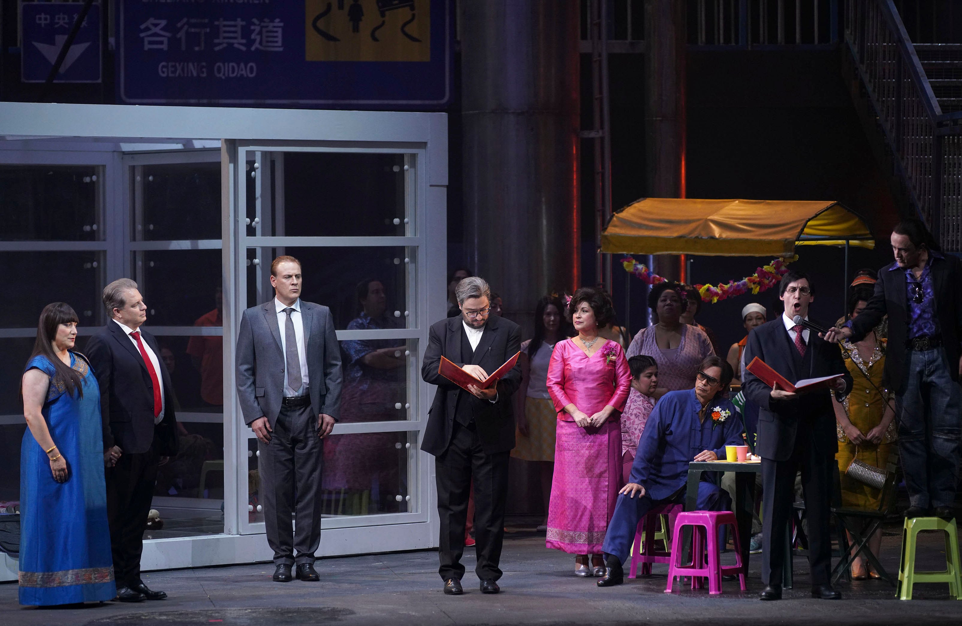 Ensayo de la ópera 'Madama Butterfly', de Giacomo Puccini, en el Teatro Real.